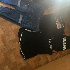 Shein bundle of clothes. Rompers and body suit size large. Skinny jeans xxl.